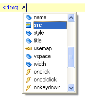 A HTML automatikus kiegészítő