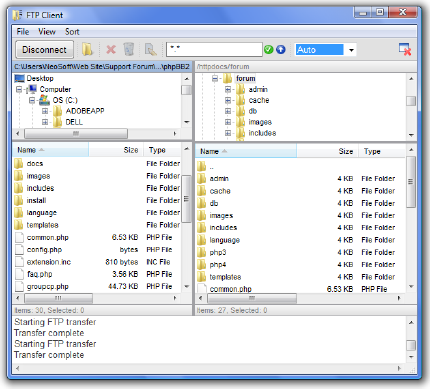 FTP kezel�.