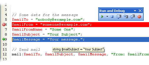 A PHP futtat�s ellen�rz� funkci�