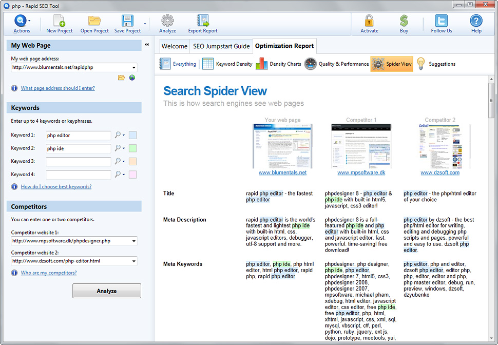 Hogyan l�tj�k a keres�k a honlapot